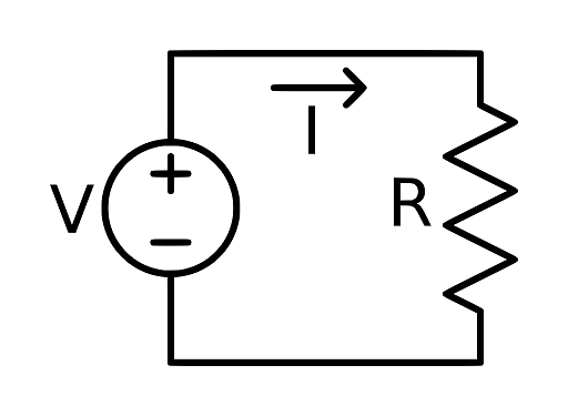 Ohm's Law circuit diagram